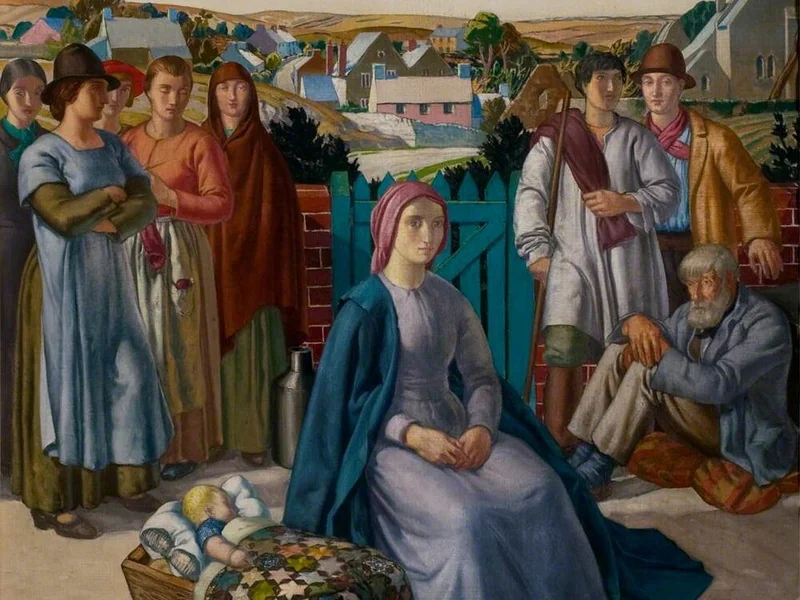 1881-Harry Morley - Una Madonna di strada - Galleria d'arte del Museo di Leicester